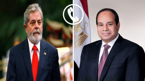 الرئيس السيسى يتلقى اتصالا من نظيره البرازيلى للتباحث بشأن غزة