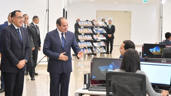زيارة الرئيس عبد الفتاح السيسي للمقر الجديد لرئاسة مجلس الوزراء