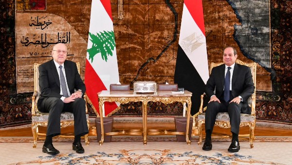  الرئيس السيسي يستقبل نجيب ميقاتي رئيس الحكومة اللبنانية