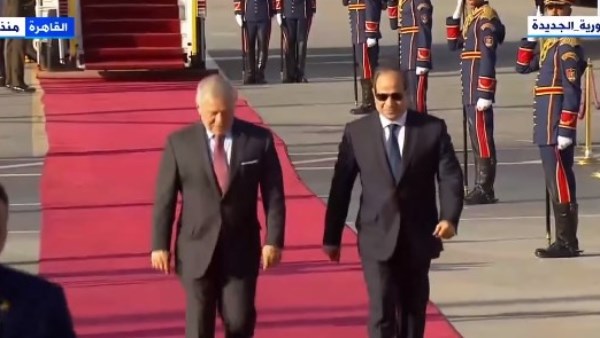  الرئيس السيسي يستقبل العاهل الأردني 