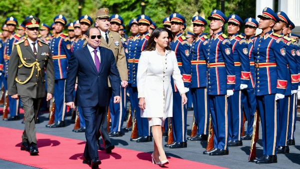 لقاء هام بين الرئيس السيسي ورئيسة المجر 