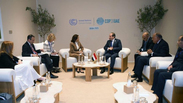  الرئيس السيسي يجري عدداً من اللقاءات على هامش مؤتمر المناخ