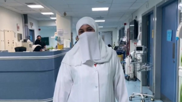الممرضة السعودية زهراء الزوري