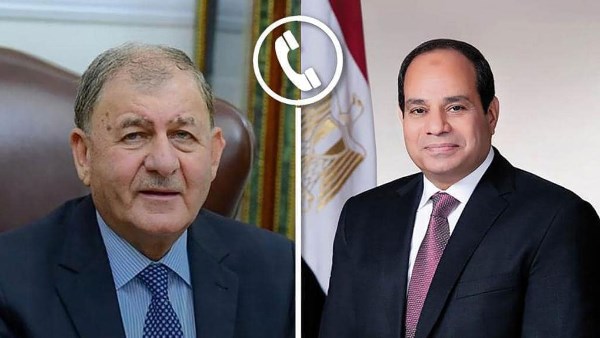 الرئيس السيسي والرئيس العراقي