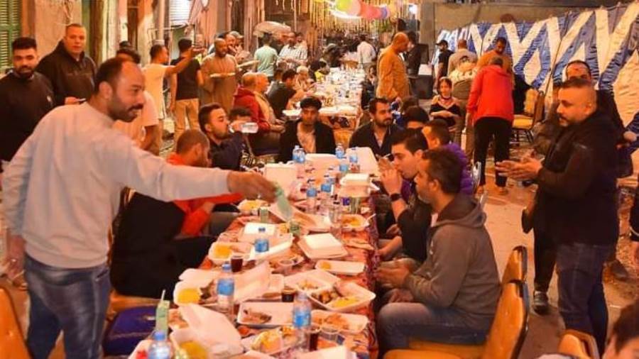 إفطارأهالي منشية الصدر