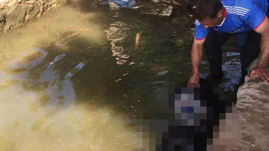 إصابة شخصين في انقلاب سيارة داخل مصرف مائي بالفيوم