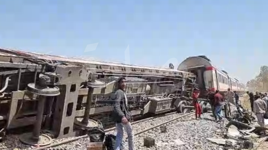 حادث اصطدام قطاري طهطا