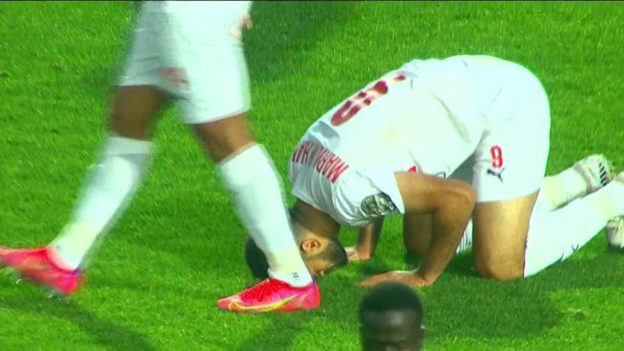 مروان حمدي بعد هدفه الأول