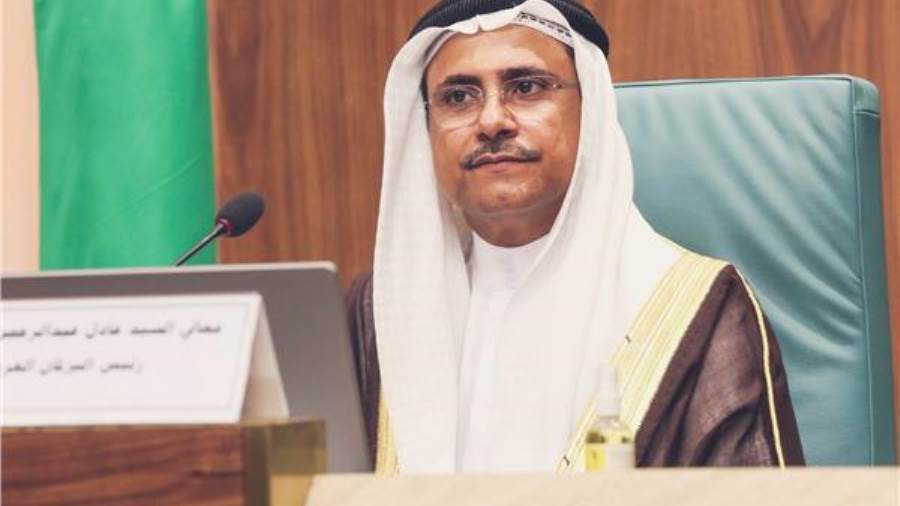 عادل بن عبد الرحمن العسومي رئيس البرلمان العربي - صورة أرشيف