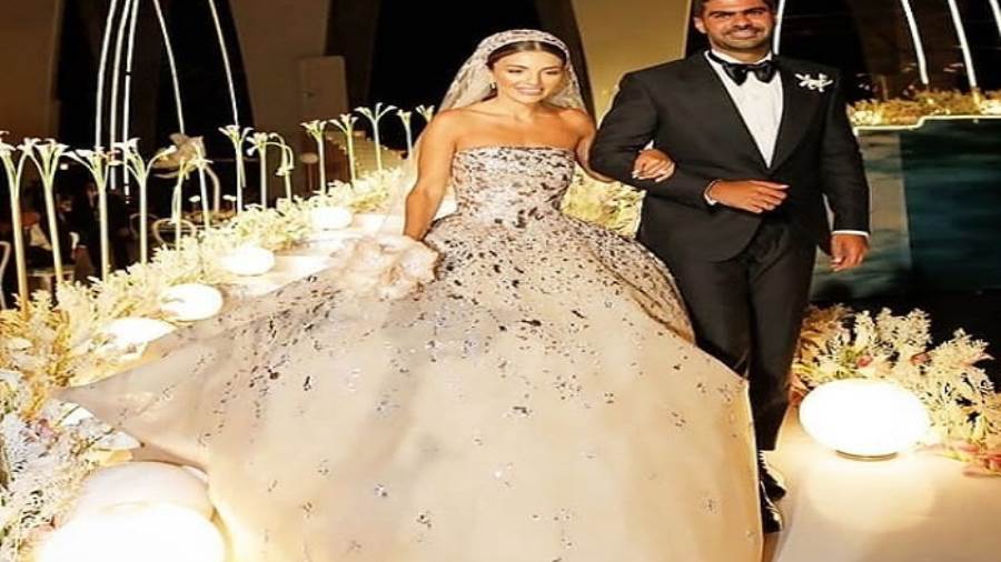 علي الجميل وزوجته ابنة سامر الدبيس