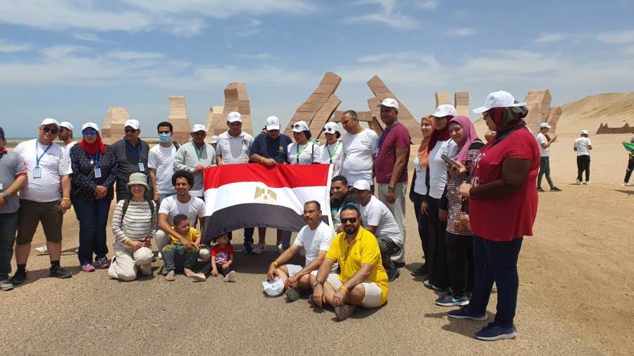 حملة نظافة بشاطئ محمية رأس محمد بجنوب سيناء