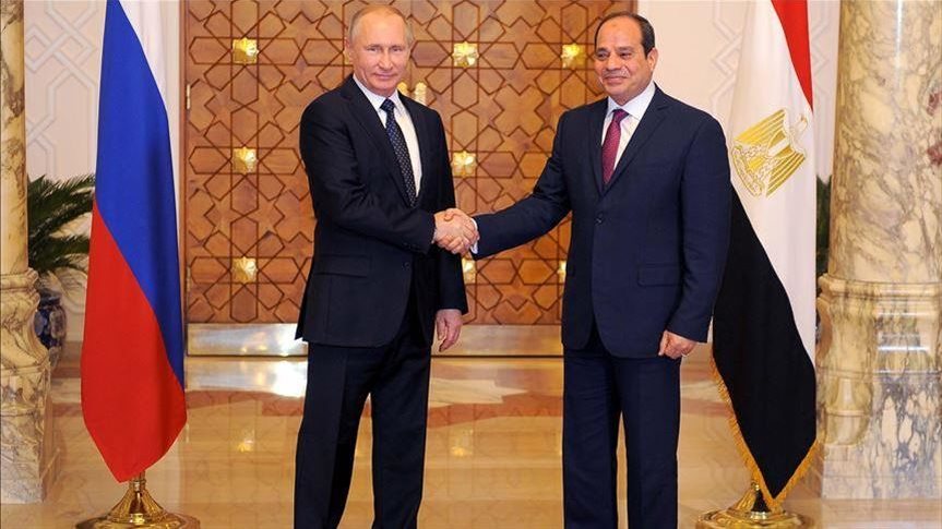 الرئيس عبد الفتاح السيسي والرئيس الروسي فلاديمير بوتين 