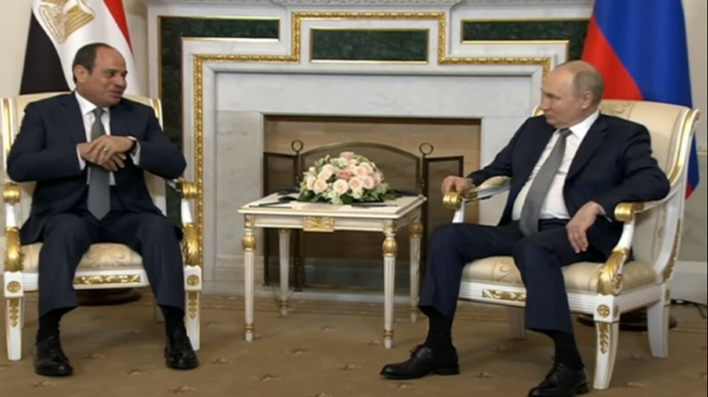 الرئيس عبد الفتاح السيسي والرئيس الروسي فلاديمير بوتين 