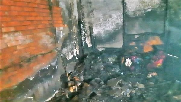 صورة شقة الصيدلى المحترقة 