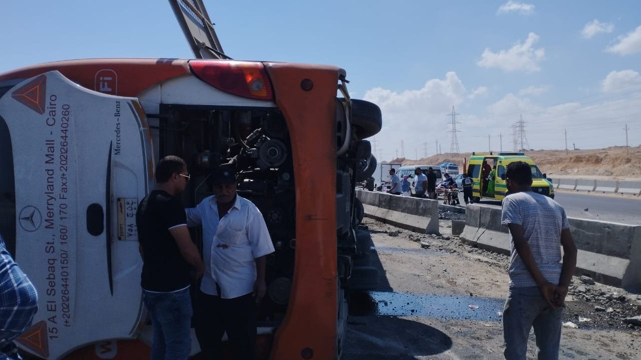 حادث على طريق الإسكندرية - مطروح
