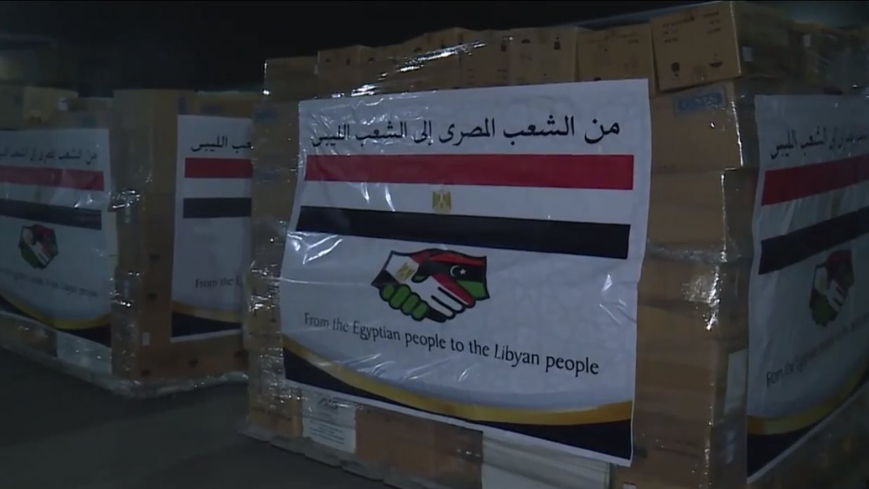 مساعدات إلى ليبيا