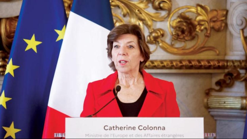وزيرة أوروبا والشئون الخارجية الفرنسية كاترين كولونا 