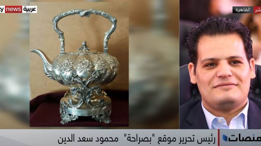 الكاتب الصحفي محمود سعد الدين رئيس تحرير موقع بصراحة خلال مد