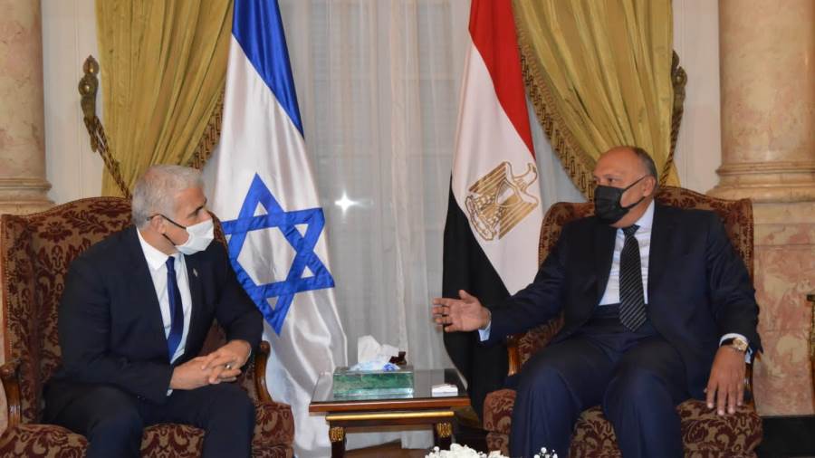 وزيري خارجية مصر وإسرائيل