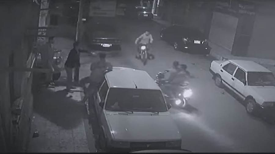 كاميرات المراقبة ترصد حادث