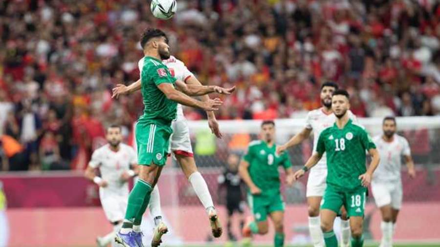 مباراة تونس والجزائر بنهائى كأس العرب
