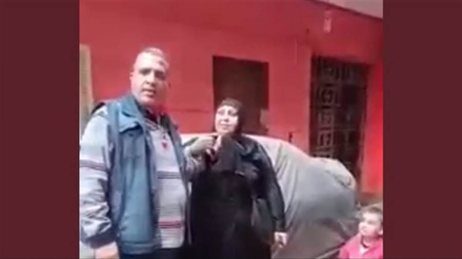 ضبط صاحب فيديو التعدي على سيدة أمام أطفالها بالوراق
