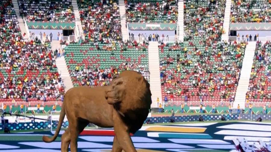تواجد أسد في مراسم حفل افتتاح بطولة كأس الأمم الإفريقية