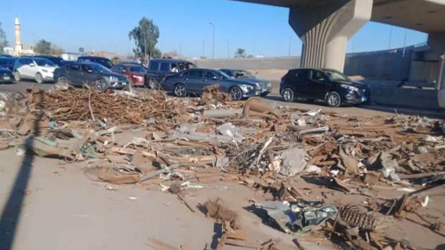 آثار الحادث