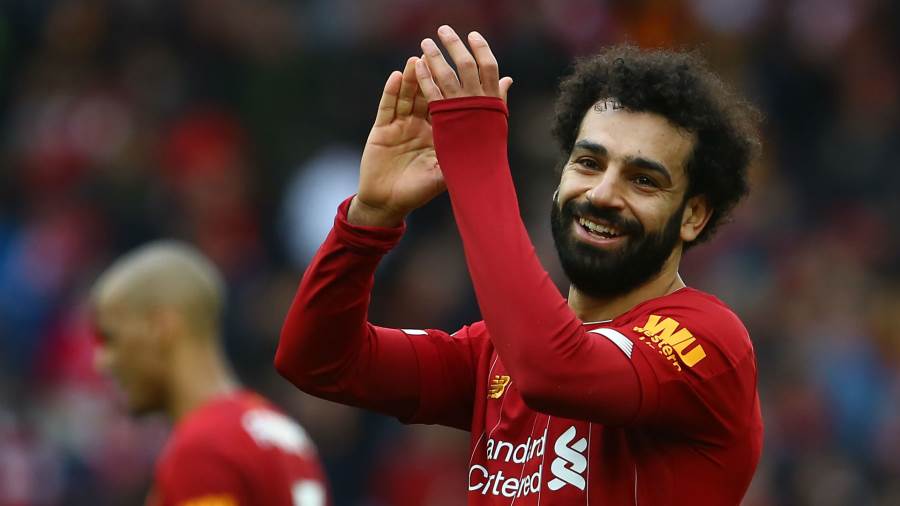 محمد صلاح لاعب المنتخب المصري