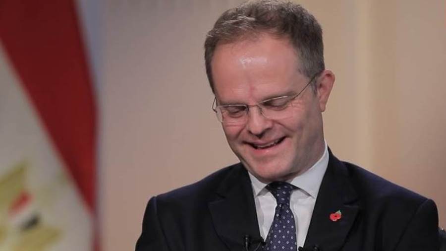 السفير البريطاني في القاهرة جاريث بايلي