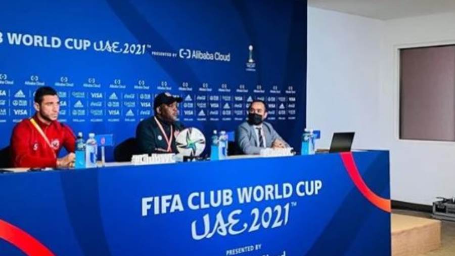 موسيماني ورامي ربيعة في مؤتمر صحفي للحديث عن مباراة بالميراس