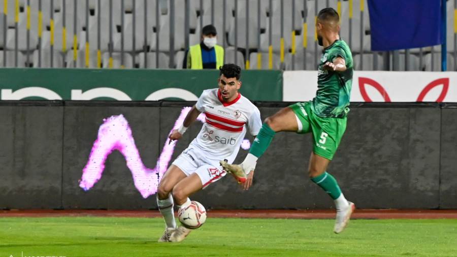 جانب من لقاء الزمالك والمصري