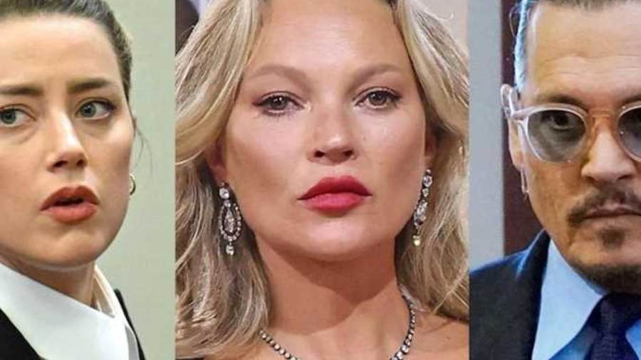 جونى ديب وكيت موس وأمبر هيرد