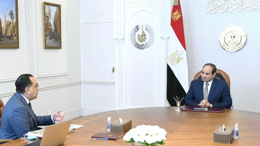 الرئيس السيسي ورئيس مجلس الوزراء