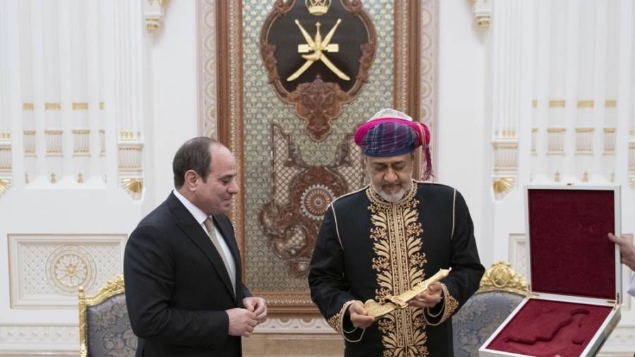 سلطان عمان والرئيس السيسي