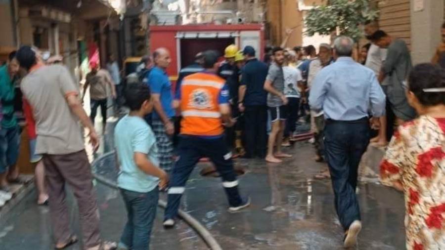 حريق أبو سيفين بإمبابة