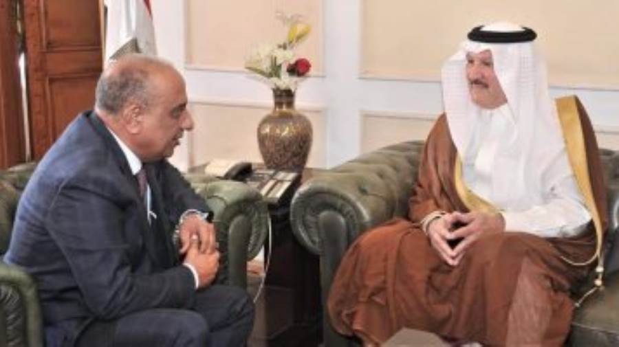 وزير قطاع الأعمال يلتقي السفير السعودي في مصر