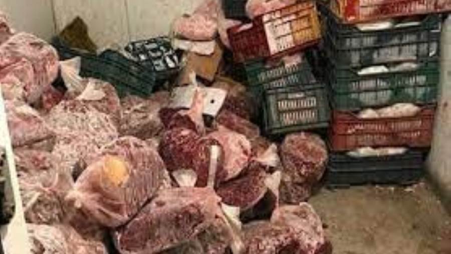 ضبط لحوم مجمدة - أرشيفية