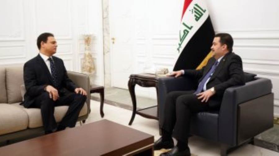 رئيس وزراء العراق يستقبل سفير مصر لدى بغداد