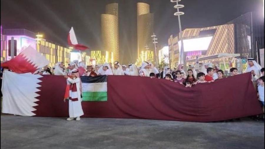 مشجعين منتخب قطر
