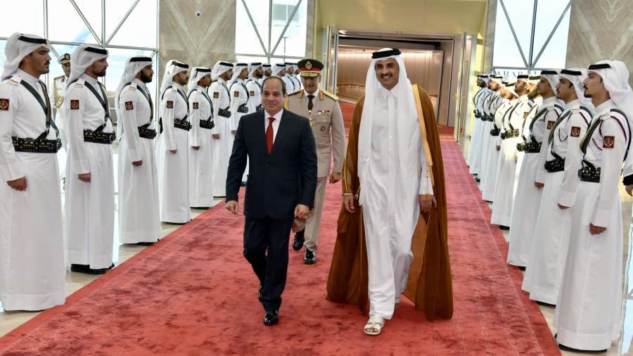 الرئيس السيسي - أمير قطر