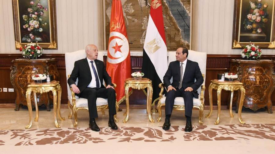 الرئيس السيسى يلتقى نظيره التونسى فى الرياض