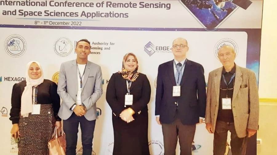 جامعة عين شمس تحصل على جائزة أفضل بحث خلال المؤتمر الدولي