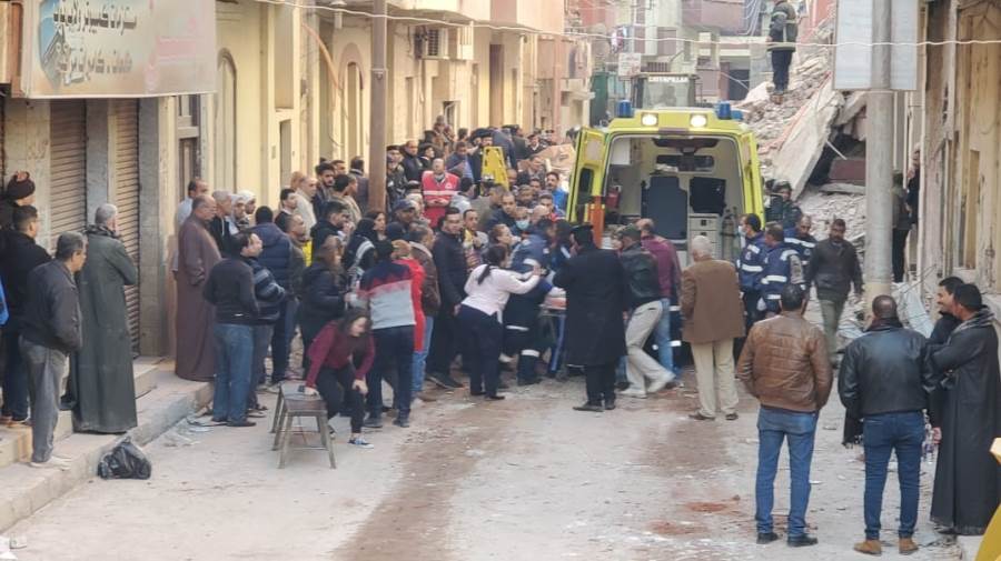 انهيار منزل بأسيوط