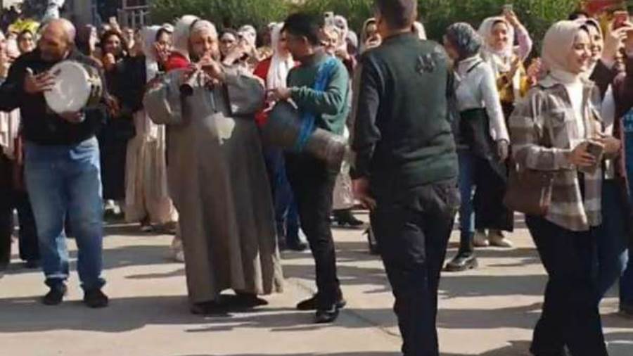 زفة طلاب طب بطنطا