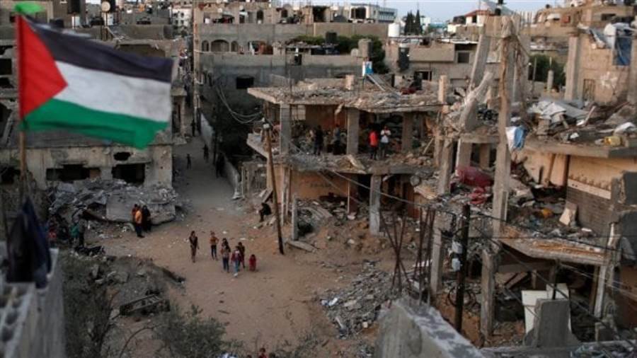 آثار العدوان العبري على قطاع غزة