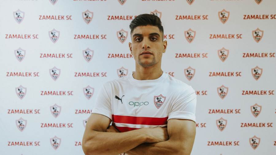 محمود شبانة لاعب نادي الزمالك