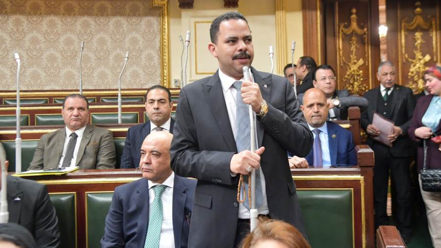 النائب أشرف رشاد ممثل الأغلبية بمجلس النواب