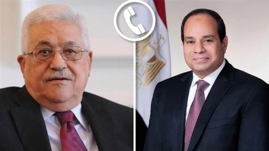 الرئيس السيسي والرئيس الفلسطيني