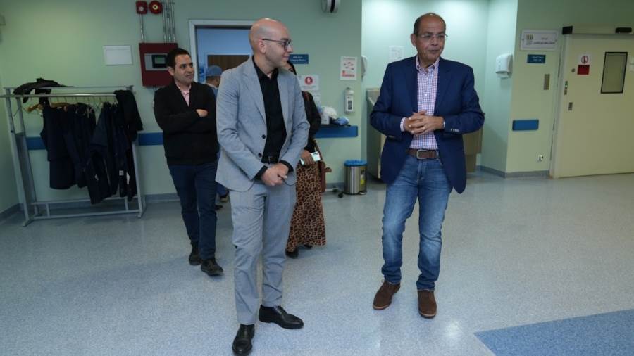 محمد شردي يزور مستشفى الناس